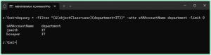 dsquery and dsget in Windows: command-line Active Directory queries ...