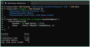 How to monitor Windows Server performance from PowerShell using Get ...