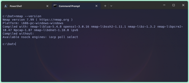 nmap for Windows: network scanning without installing Linux - zaur.it