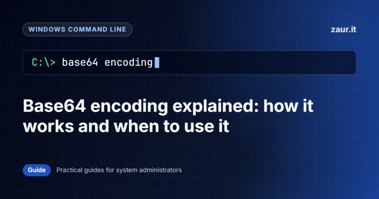 Base64 encoding explained: how it works and when to use it